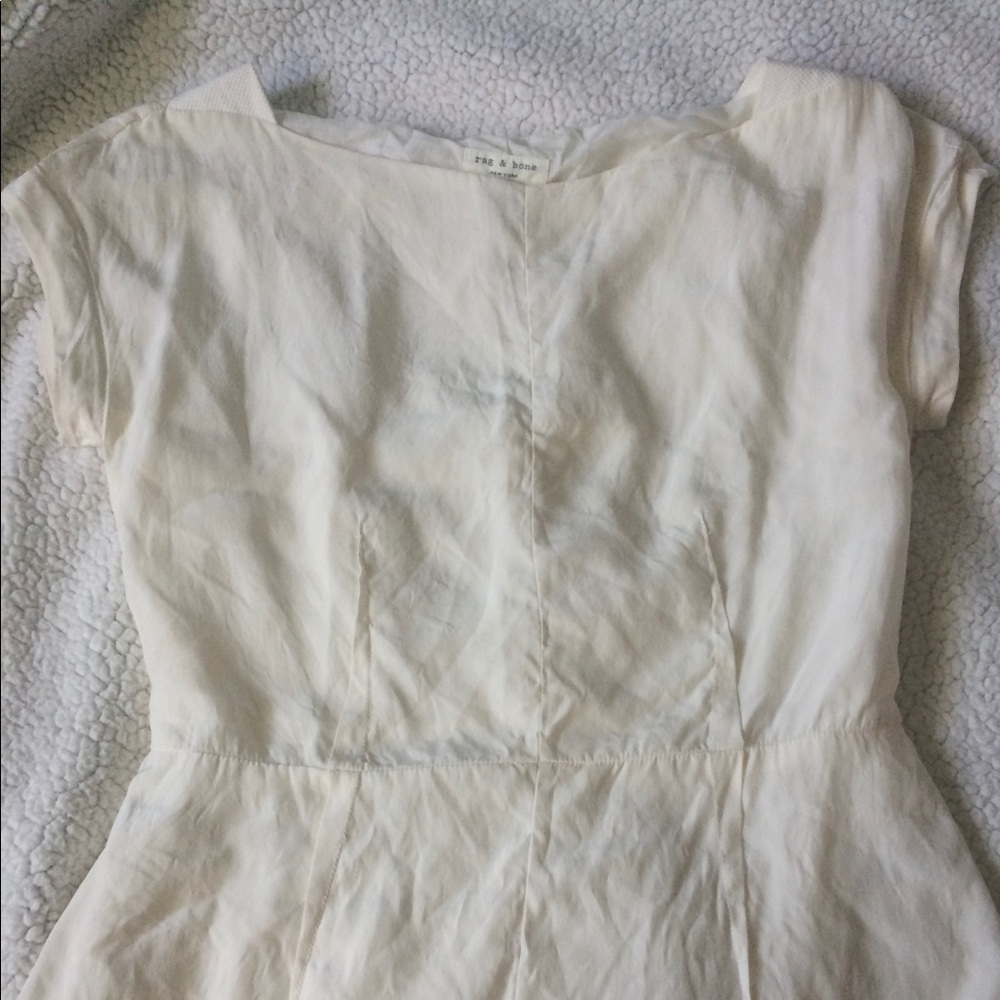 Rag and Bone New York White Blouse
